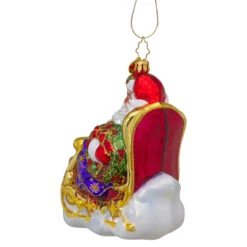 Christopher Radko Ringing While He's Singing Santa Glass Christmas Ornament 1020845 -Best Christmas Store radko 1020845 3 59801.1684436014