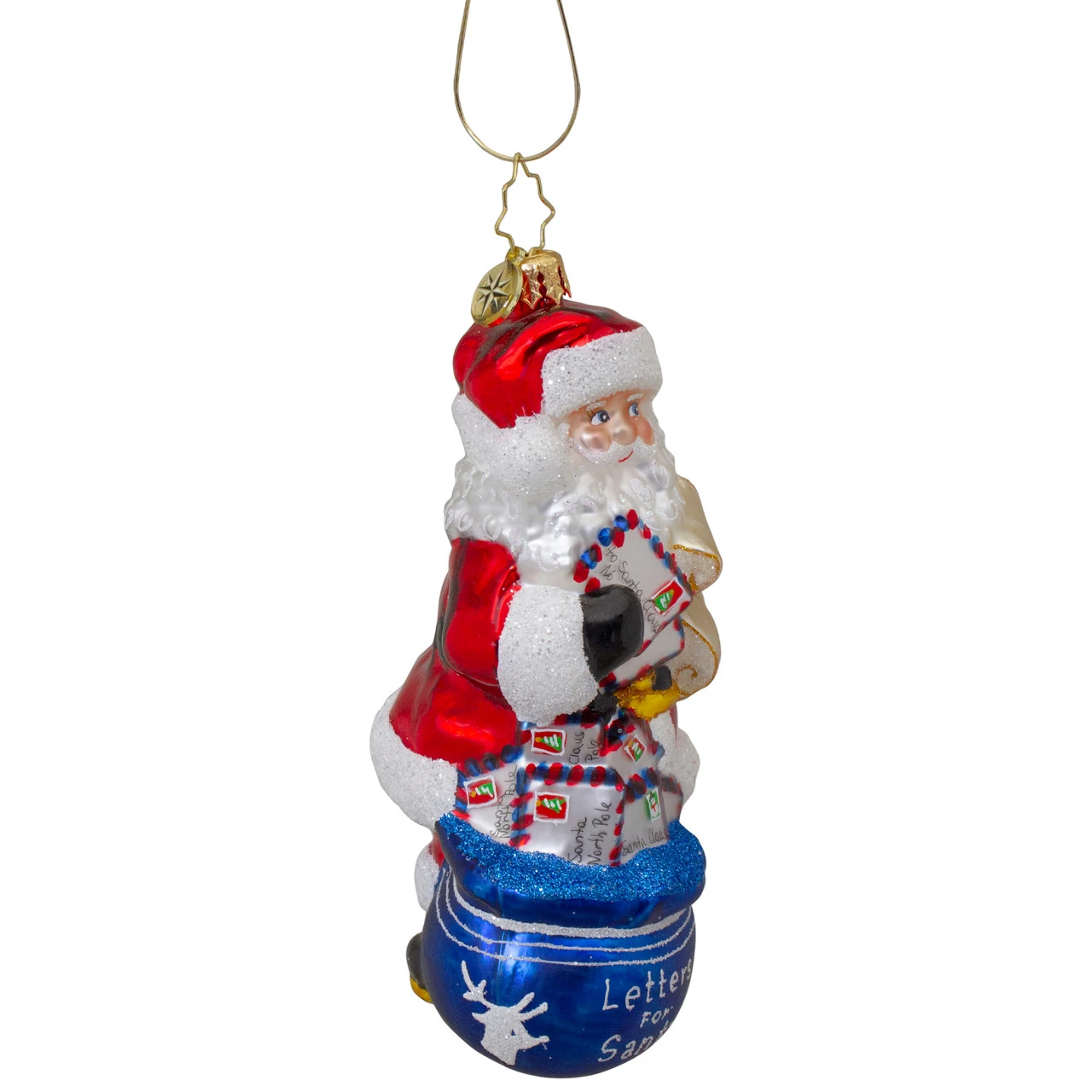 Christopher Radko Notes For Nick Glass Christmas Ornament 1020870 2 Christopher Radko Notes For Nick Glass Christmas Ornament 1020870 - Image 2