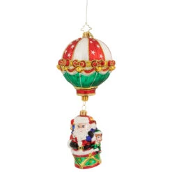 Christopher Radko Soaring To Holiday Heights Glass Christmas Ornament 1020960