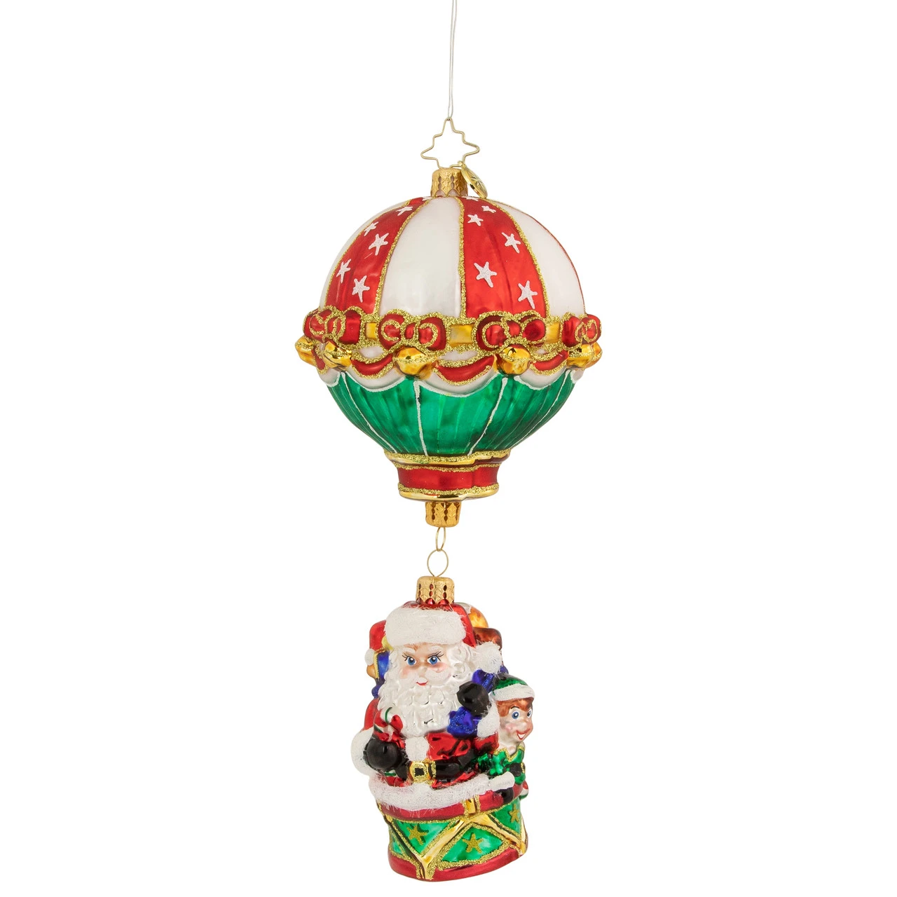 Christopher Radko Soaring To Holiday Heights Glass Christmas Ornament 1020960 1 Christopher Radko Soaring To Holiday Heights Glass Christmas Ornament 1020960