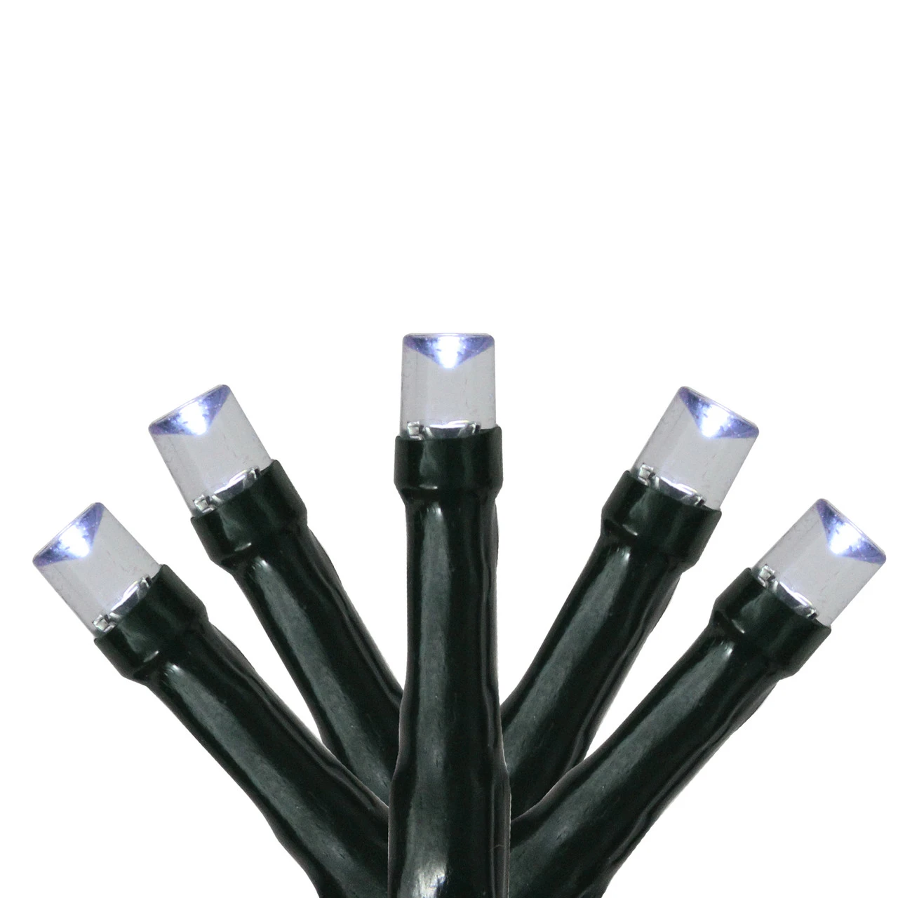 200 Cool White USB LED Wide Angle Christmas Lights - 50 Ft Green Wire 1 200 Cool White USB LED Wide Angle Christmas Lights - 50 Ft Green Wire