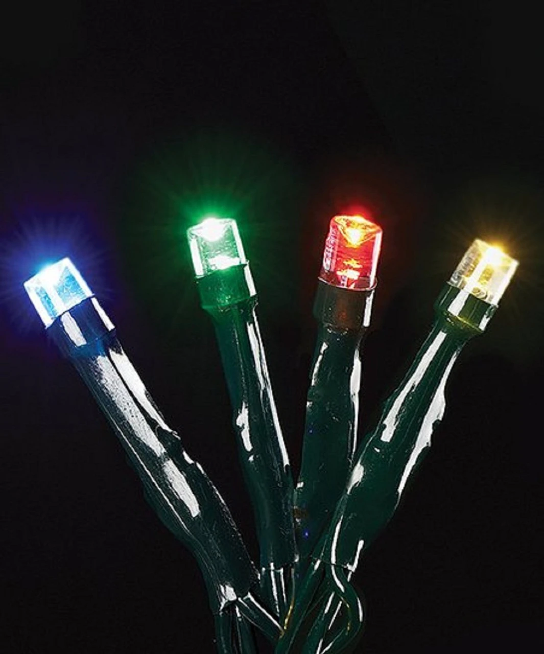 200 Vibrantly Colored LED USB Wide Angle Christmas Lights - 24.5 Ft Green Wire 2 200 Vibrantly Colored LED USB Wide Angle Christmas Lights - 24.5 Ft Green Wire - Image 2