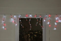 100-Count Red And Pure White LED Wide Angle Icicle Christmas Lights - 5.5ft White Wire -Best Christmas Store rqf9f3r0pyyp4pn5homjlj6brho8tipw 90068.1667659142