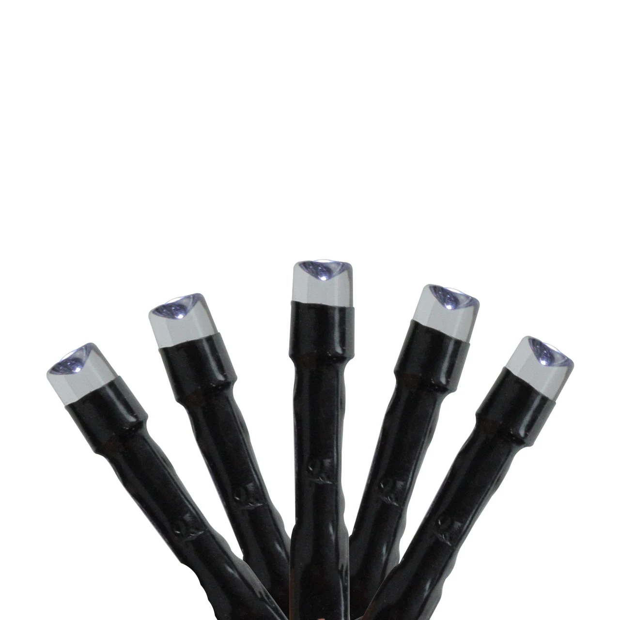 480 Cool White LED Battery Operated 8-Function Christmas Lights - 117 Ft Black Wire 1 480 Cool White LED Battery Operated 8-Function Christmas Lights - 117 Ft Black Wire