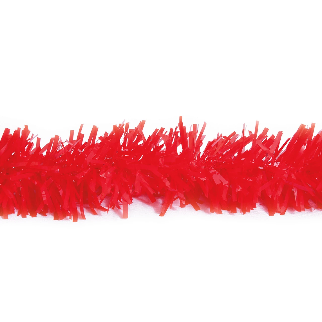 25' X 4" Red Tinsel Christmas Garland - Unlit 1 25' X 4" Red Tinsel Christmas Garland - Unlit