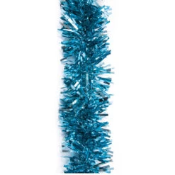 25' Turquoise Blue Metallic Twist Novelty Christmas Garland