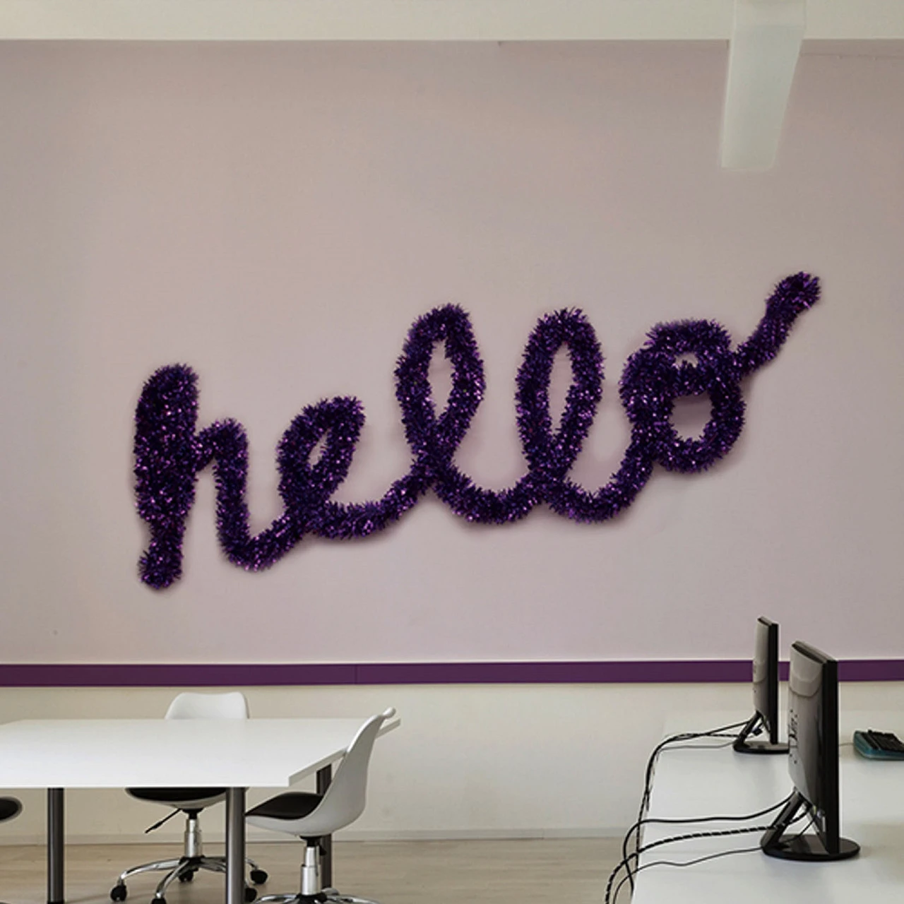 25' Turquoise Blue Metallic Twist Novelty Christmas Garland 2 25' Turquoise Blue Metallic Twist Novelty Christmas Garland - Image 2