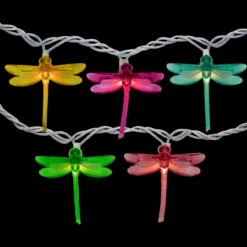 10-Count Dragonfly Summer Garden Outdoor Patio Lights, 7.25ft White Wire -Best Christmas Store sienna 624fy11j 2 57931.1667534158