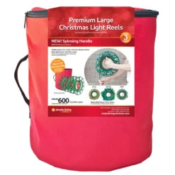 Large 3 Reel Red Christmas Light Storage Bag -Best Christmas Store simpleliving 715213 s 5 05769.1667573194