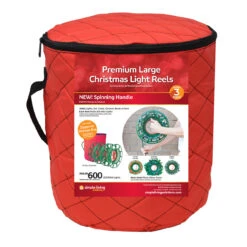 3 Reel Red Christmas Light Set Quilted Storage Bag 11 3 Reel Red Christmas Light Set Quilted Storage Bag -Best Christmas Store simpleliving 715213 sqs 7 89382.1667554089