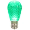 Club Pack Of 25 Green LED Replacement Christmas Bulbs - E26 Base
