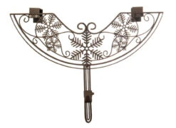 24" Brown Snowflake Adjustable Christmas Wreath Hanger