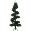 7' Green Slim Spiral Pine Artificial Christmas Tree - Unlit