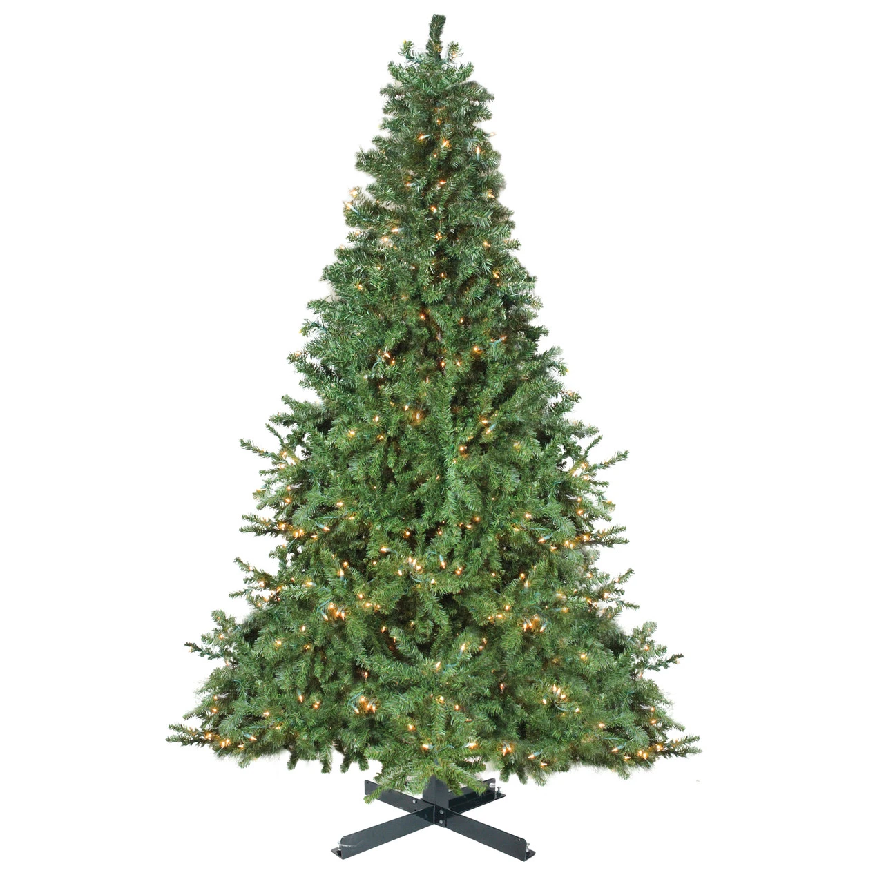 15' Pre-Lit Canadian Pine Commercial Artificial Christmas Tree - Warm White Lights 1 15' Pre-Lit Canadian Pine Commercial Artificial Christmas Tree - Warm White Lights