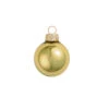4ct Sun Yellow Shiny Glass Christmas Ball Ornaments 4.75" (120mm)