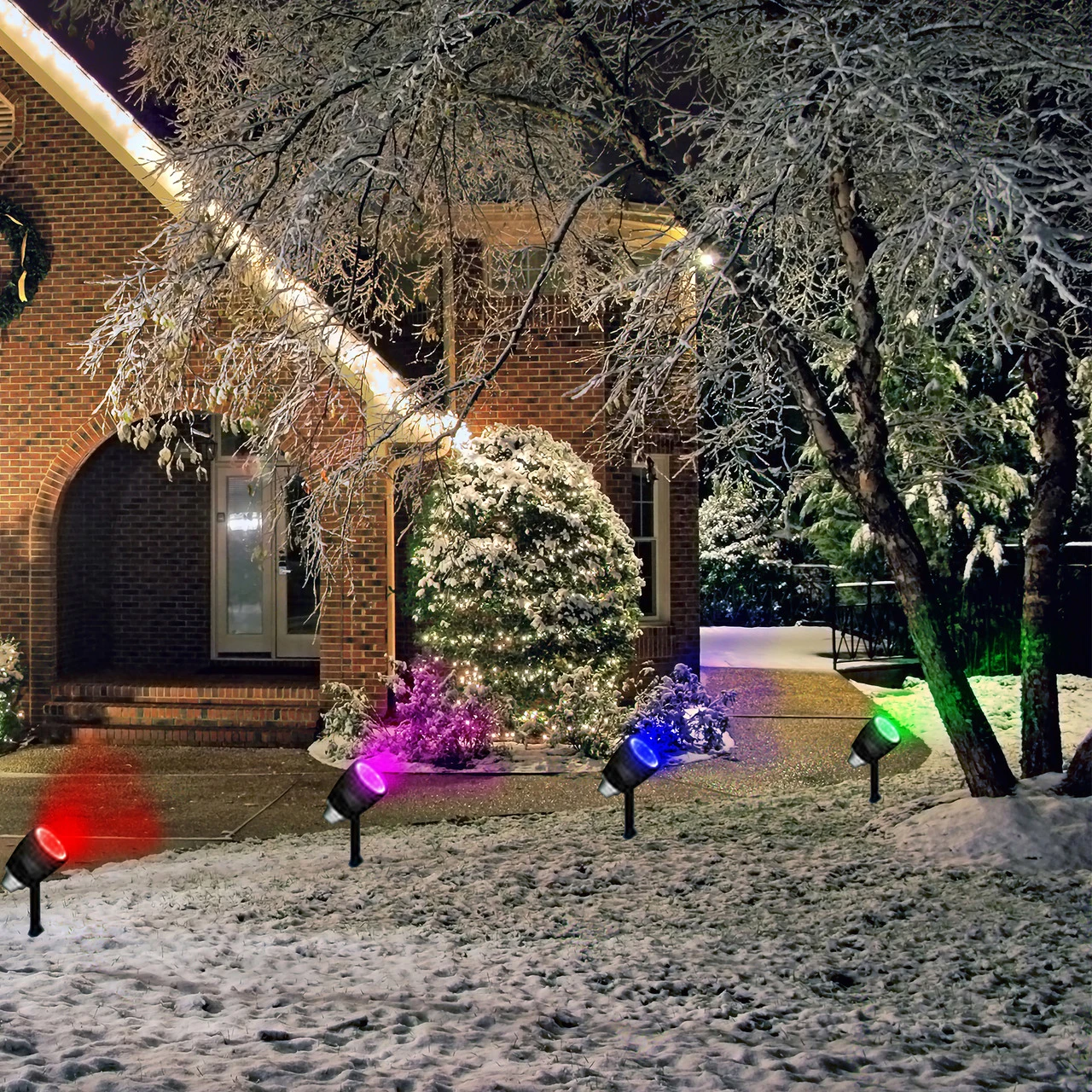 Indoor/Outdoor Dynamic LED Symphony Of Lights Color Changing Projection System 2 Indoor/Outdoor Dynamic LED Symphony Of Lights Color Changing Projection System - Image 2