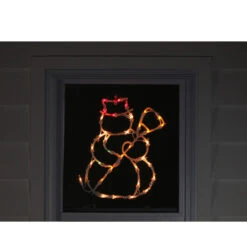 15" Red And Yellow Lighted Snowman Christmas Window Silhouette Decoration -Best Christmas Store xjykm2akbu43p58io6ywaio2av3seauh 35648.1667657565