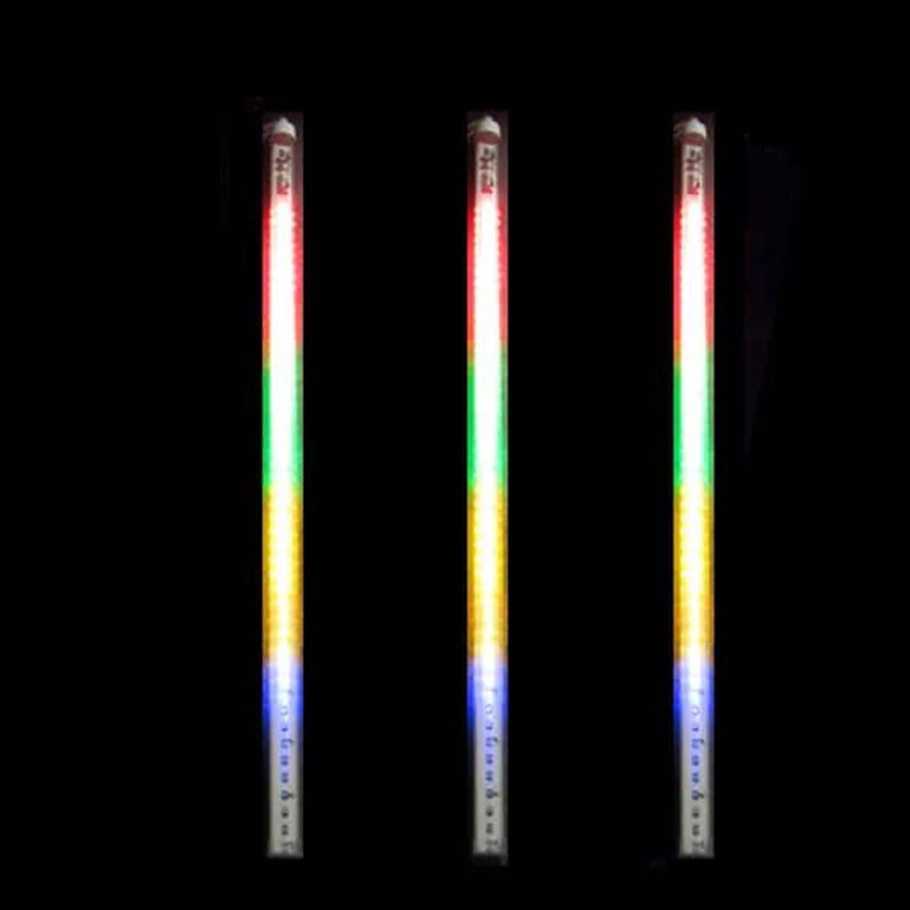 48 LED Clear Dripping Icicle Tube Christmas Lights - White Wire 1 48 LED Clear Dripping Icicle Tube Christmas Lights - White Wire