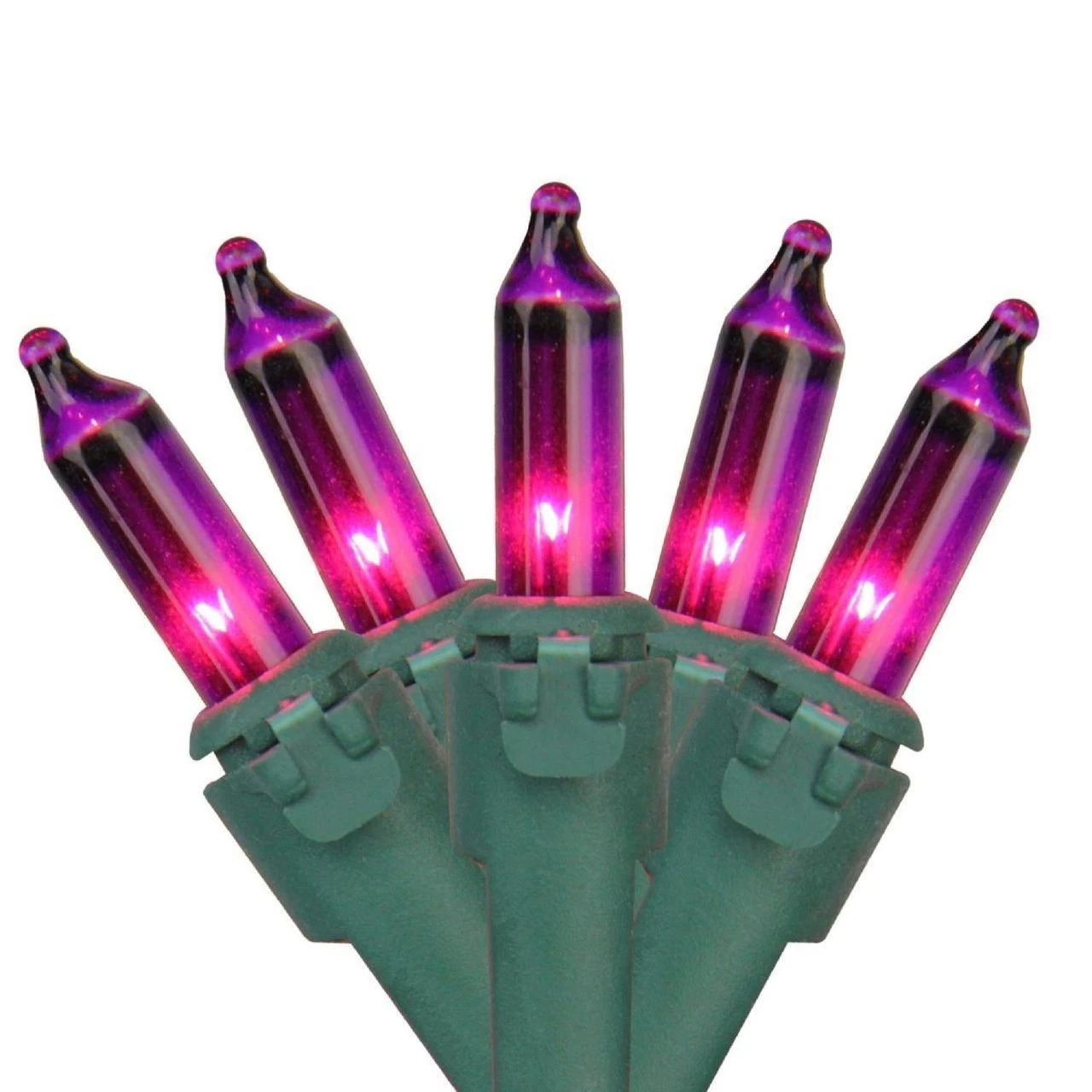 150 Pinkish Purple Chasing 8 Function Mini Christmas Lights - 31.25 Ft Green Wire 1 150 Pinkish Purple Chasing 8 Function Mini Christmas Lights - 31.25 Ft Green Wire